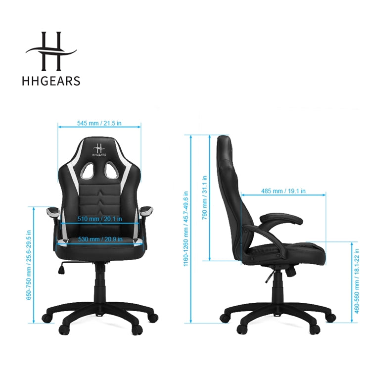【HHGears】SM115 電競椅 黑白