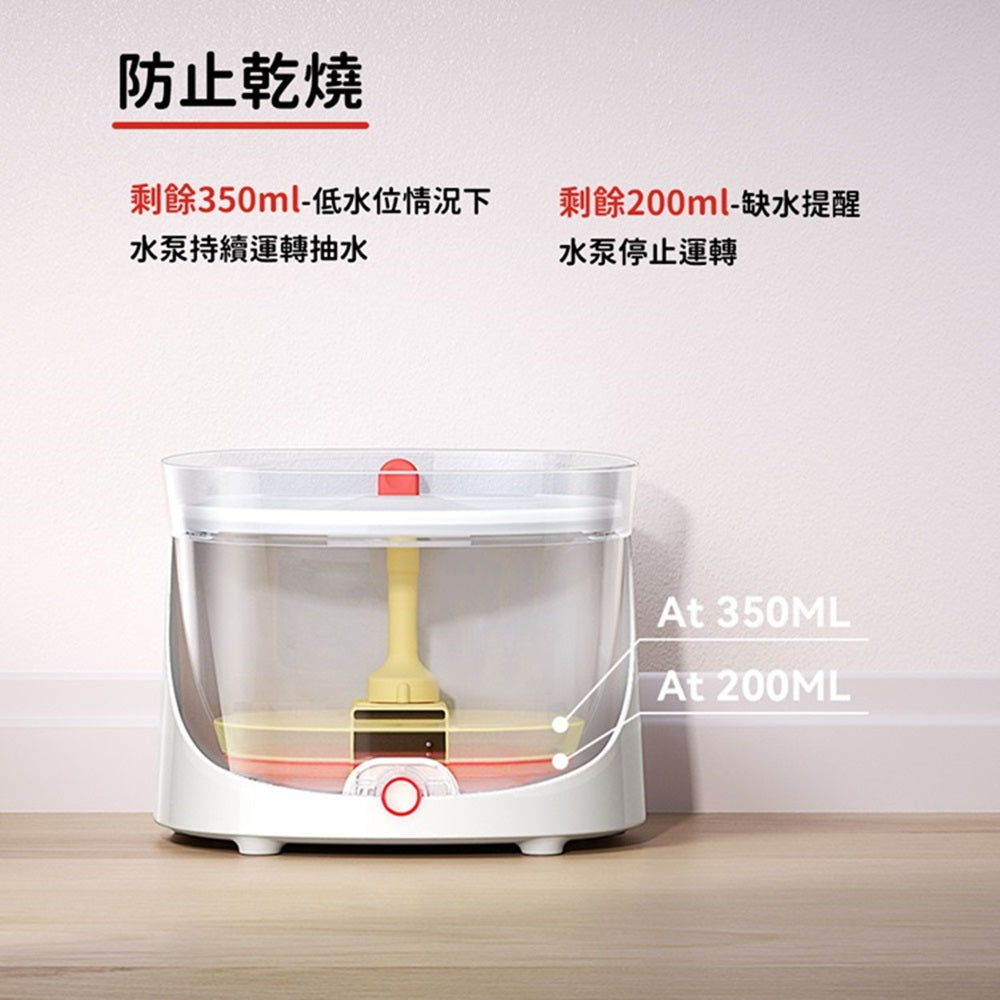 【Homerunpet】霍曼UVC殺菌無線水泵寵物飲水機