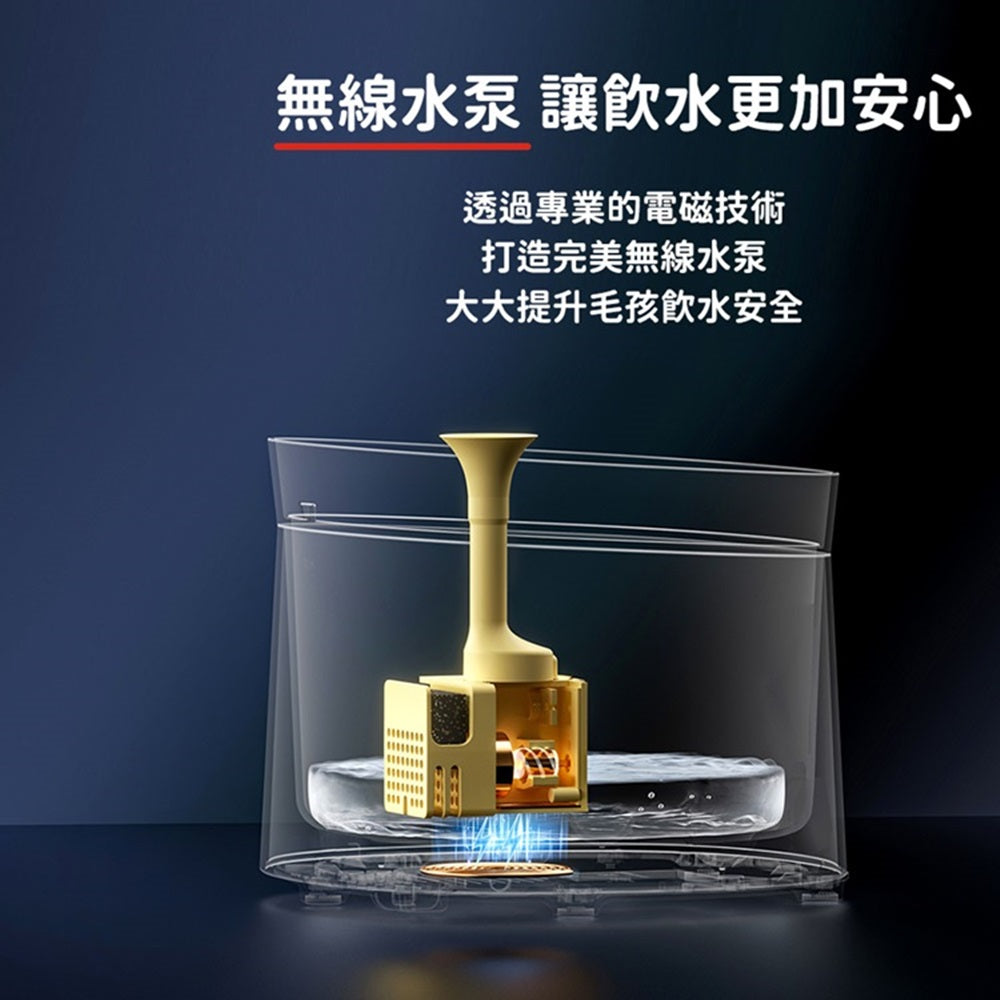 【Homerunpet】霍曼UVC殺菌無線水泵寵物飲水機