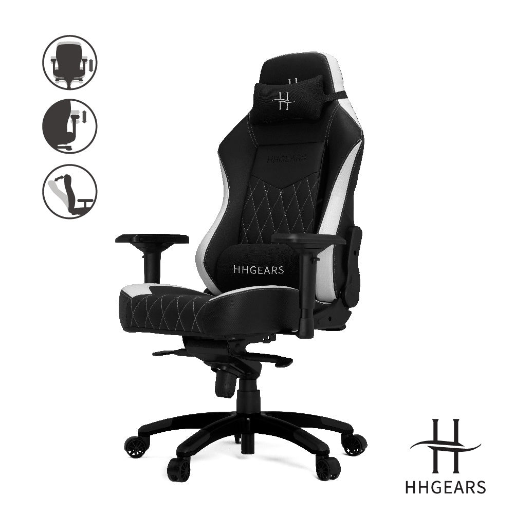 【HHGears】XL800 電競椅黑白