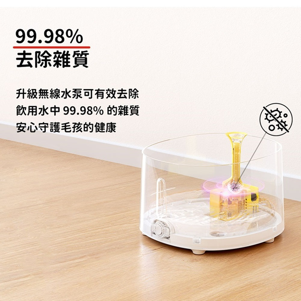 【霍曼 Homerunpet】 超值套包 殺菌飲水機 陶瓷餵食器