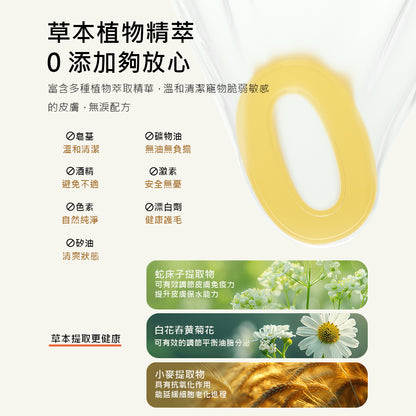 【Homerunpet 】霍曼寵物柔順洗護套組-犬貓通用