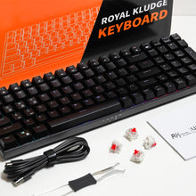 將圖片載入圖庫檢視器 【RK】RK100 PRO 96% 藍牙三模無線機械鍵盤 茶軸 RGB 黑色 / 白色
