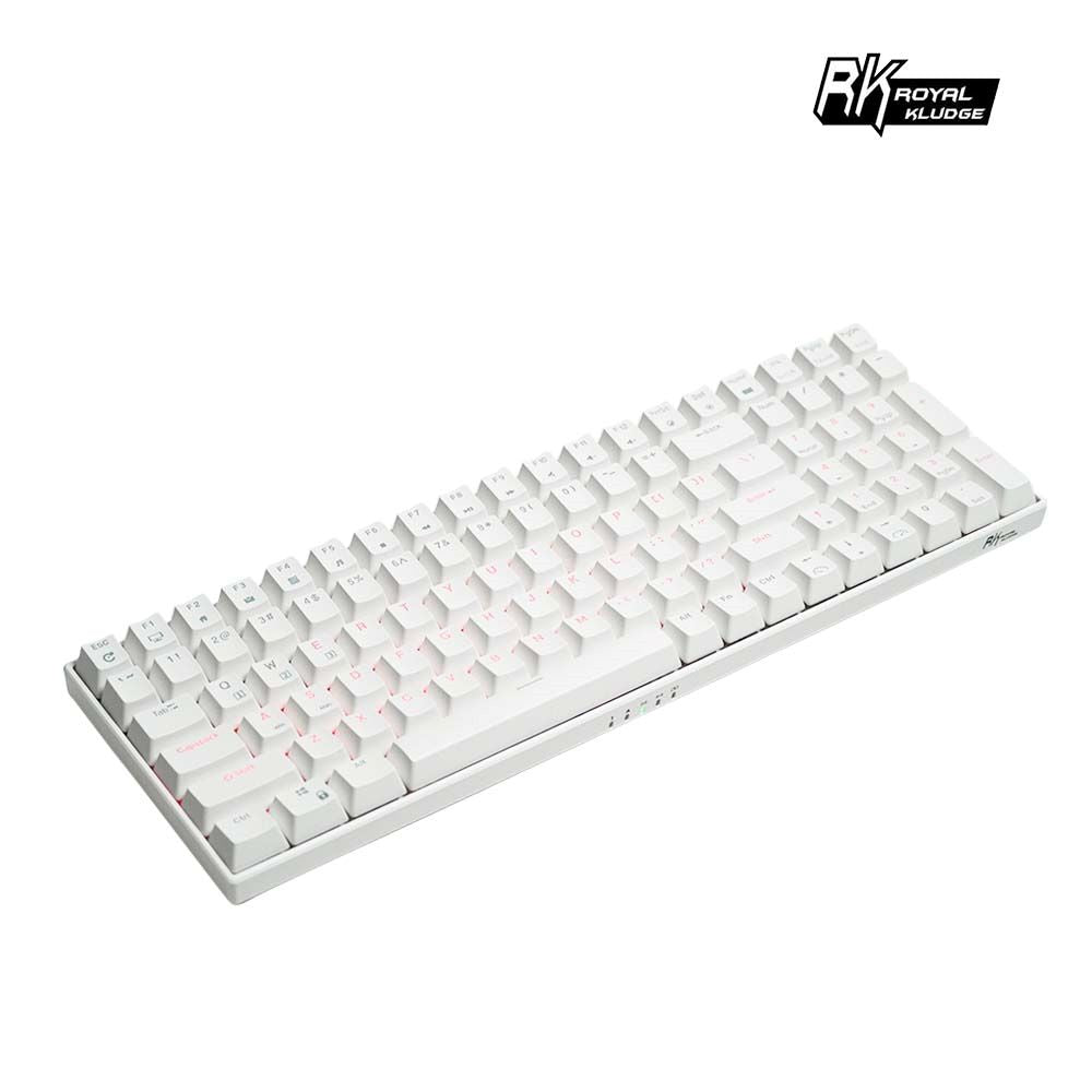 【RK】RK100 96% 藍牙三模無線機械鍵盤 茶軸 RGB 黑色 / 白色