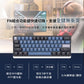 【RK】61 PLUS 60% 藍牙三模無線機械鍵盤 K黃軸 RGB 靛藍｜中文