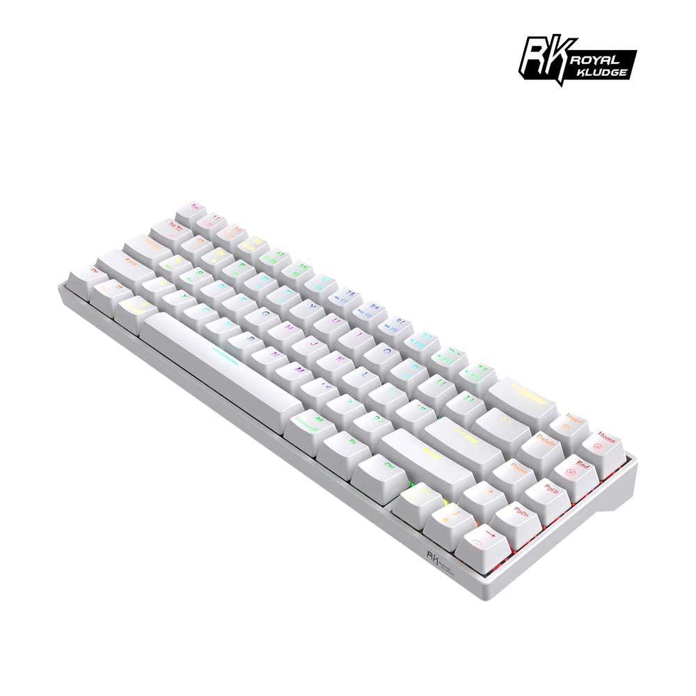 【RK】71 70% 藍牙三模無線機械鍵盤 茶軸 RGB 黑色 / 白色