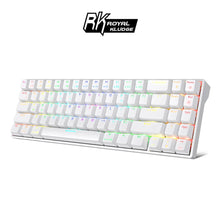 將圖片載入圖庫檢視器 【RK】71 70% 藍牙三模無線機械鍵盤 茶軸 RGB 黑色 / 白色
